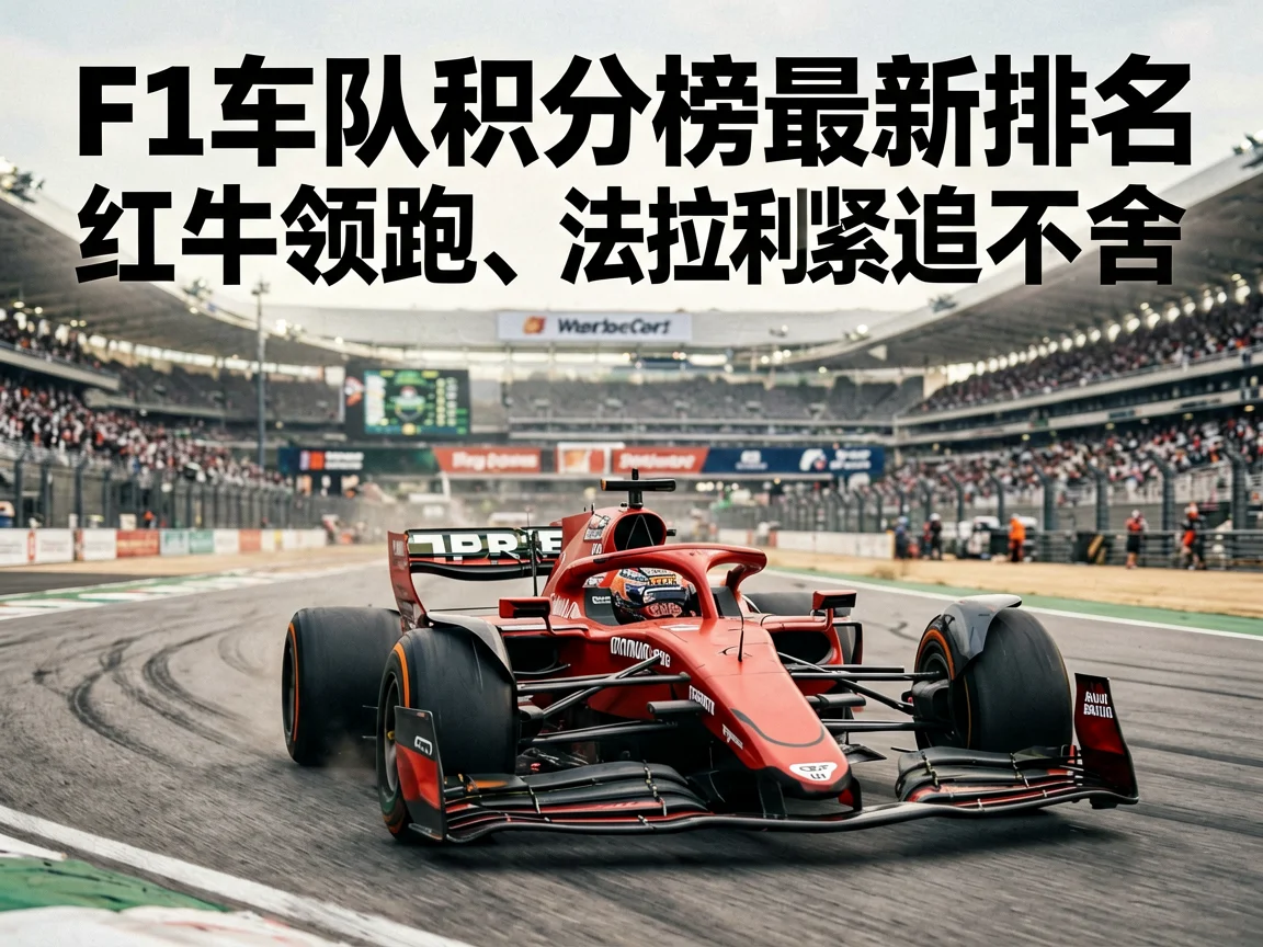 F1车队积分榜最新排名:红牛领跑,法拉利紧追不舍